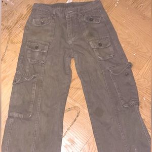 Dark green pants new/never worn